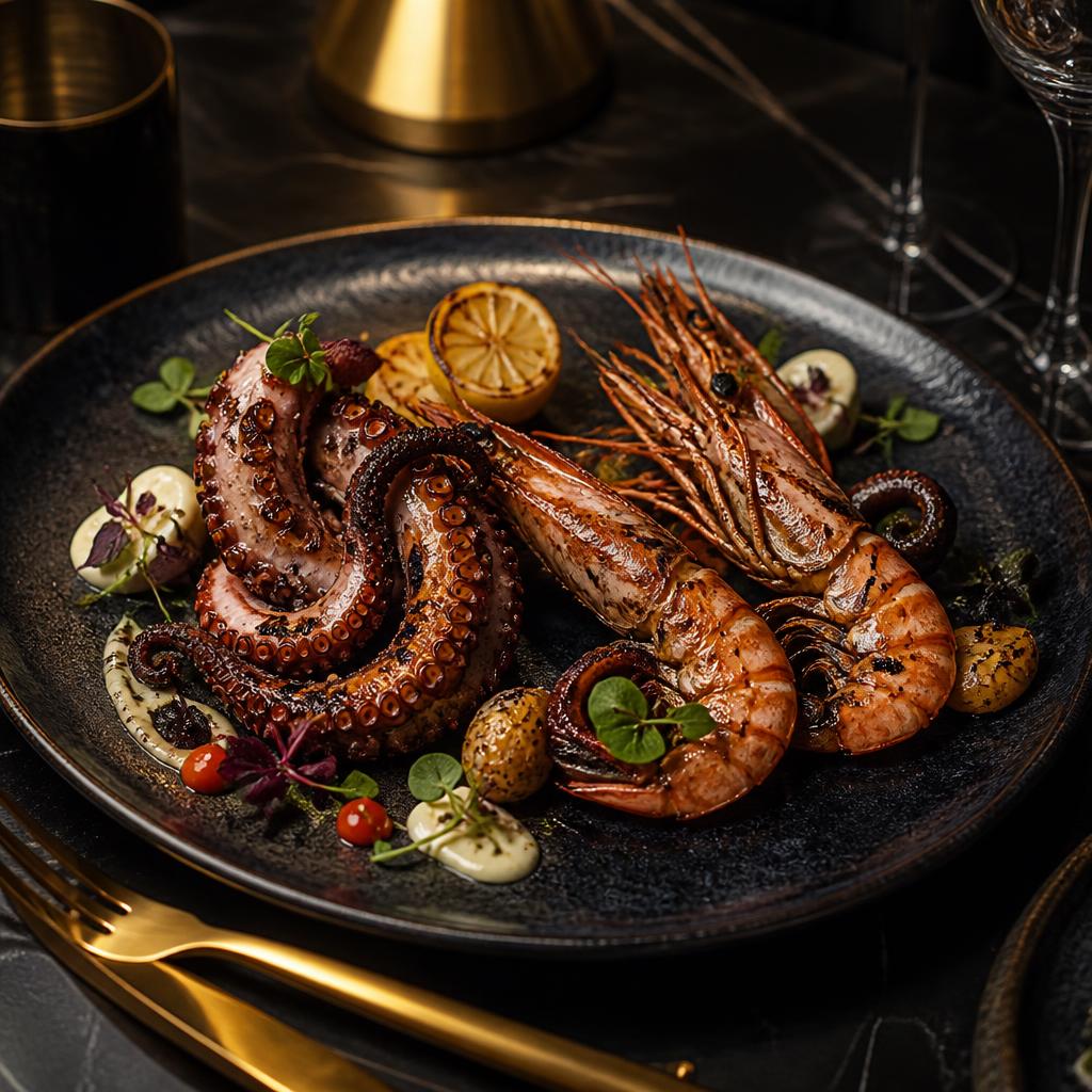 Seafood grill
